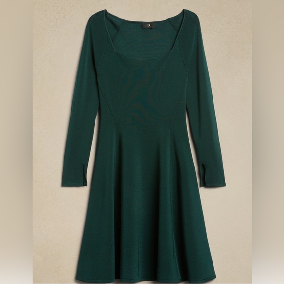 Banana Republic Green Midi Dress - Picture 3 of 7